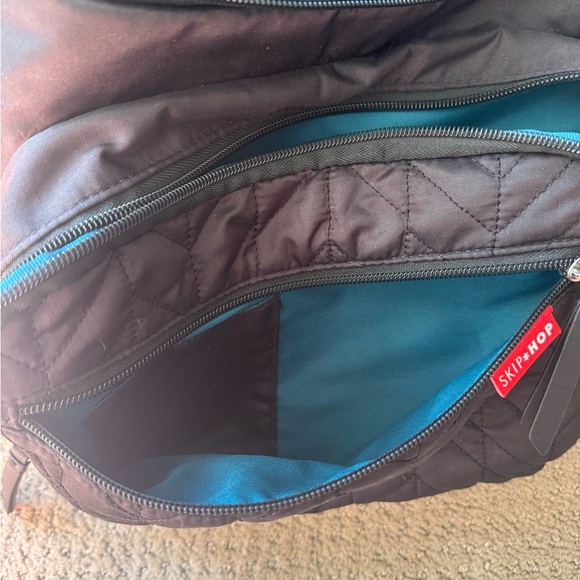 Black Quilted Backpack - Picture 4 of 6